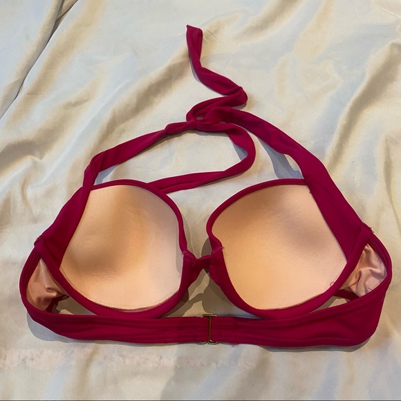 Victoria Secret 34B Pink Wired Bikini Top Swim Swimwear - Picture 2 of 4